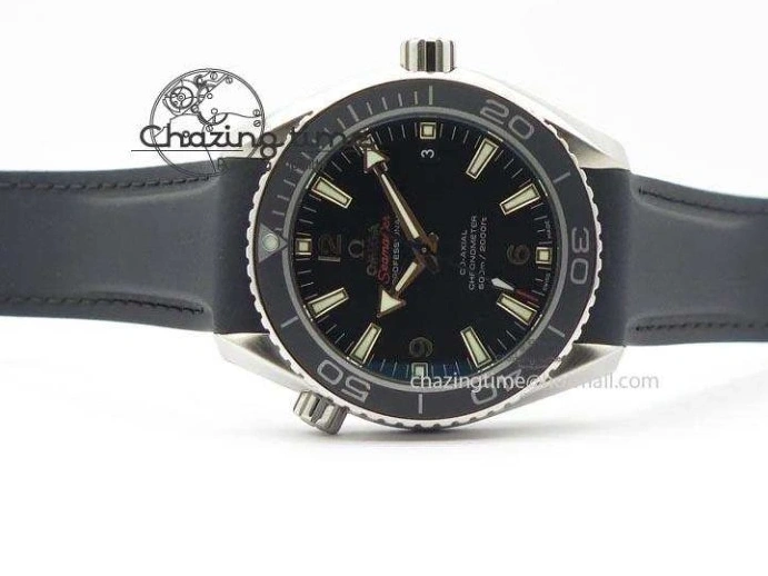 0411 Colorful Planet Ocean SS Bp Maker 45mm Black Bezel On Black Rubber Strap A 8219